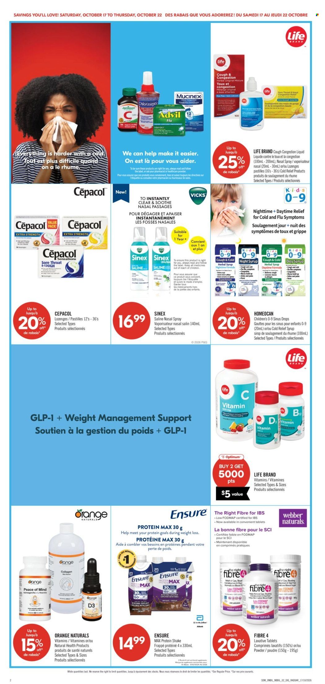 Circulaire Shoppers Drug Mart  - 17 Octobre 2026 - 22 Octobre 2026. Page 15