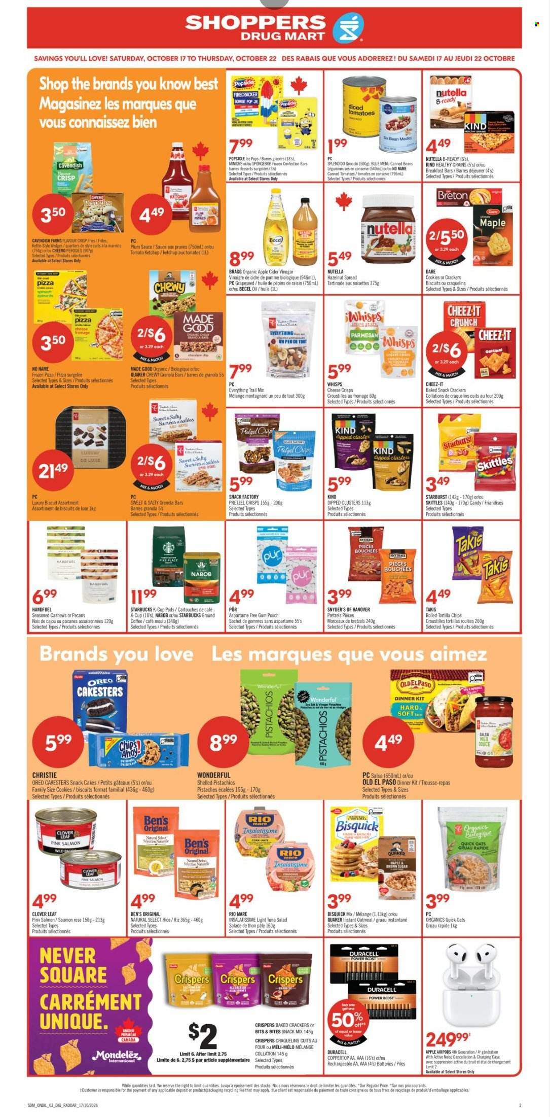Circulaire Shoppers Drug Mart  - 17 Octobre 2026 - 22 Octobre 2026. Page 22
