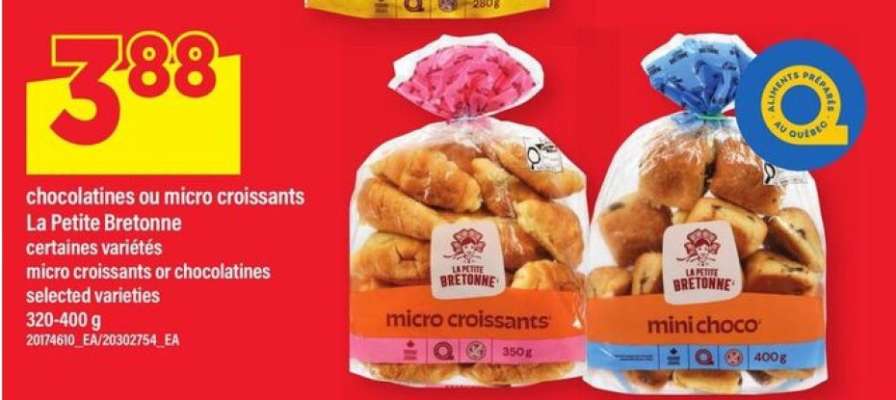 chocolatines ou micro croissants